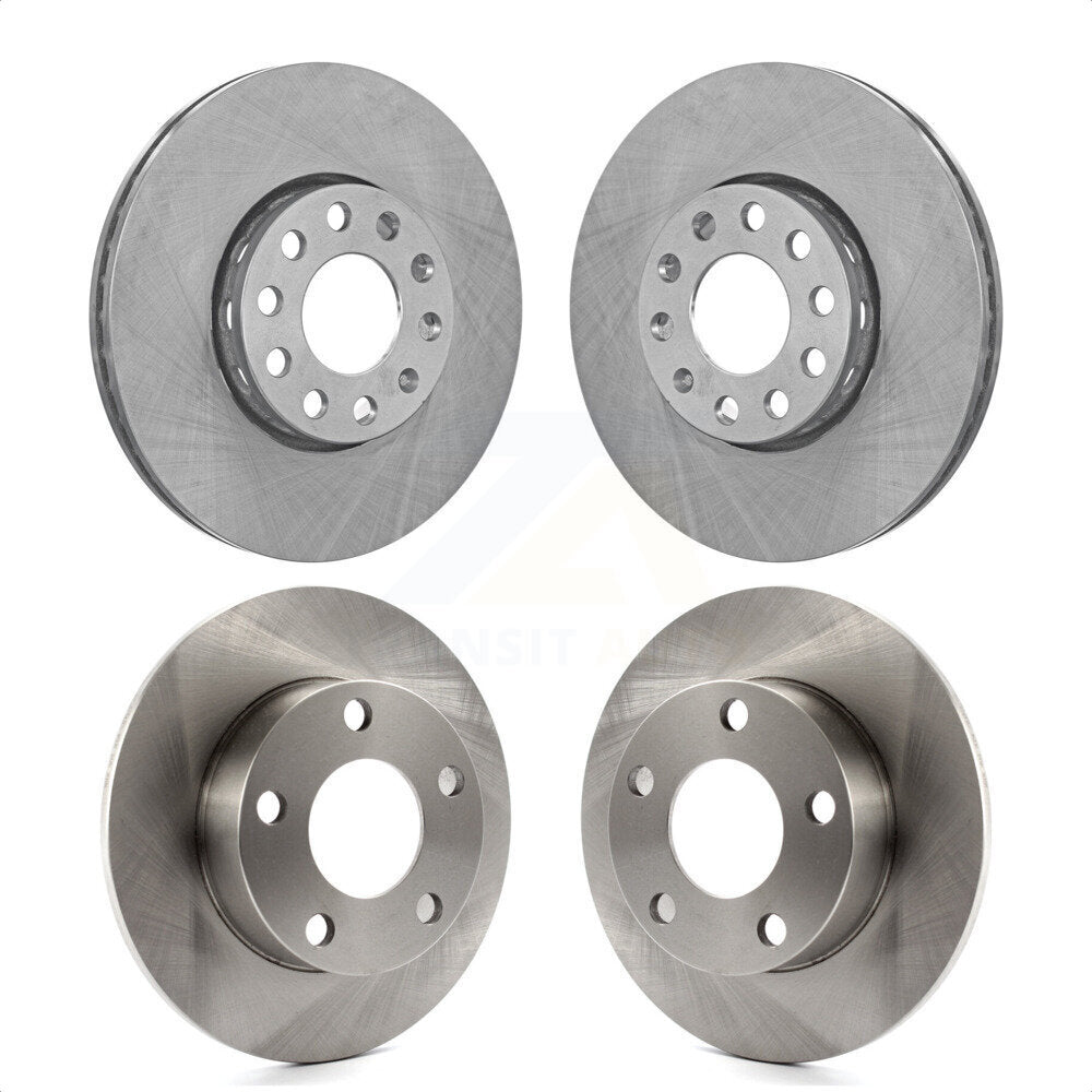 Front Rear Disc Brake Rotors Kit For Volkswagen Passat Audi A4 Quattro K8-101251