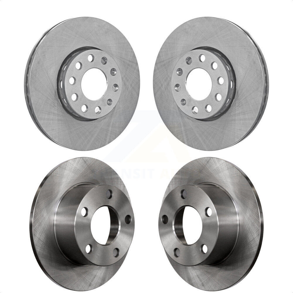 Front Rear Disc Brake Rotors Kit For Volkswagen Passat Audi A6 Quattro 100 S6 K8-101249