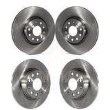 Front Rear Disc Brake Rotors Kit For Volkswagen Passat GTI Audi A3 Beetle Quattro Golf Alltrack Sportback e-tron Taos K8-101424