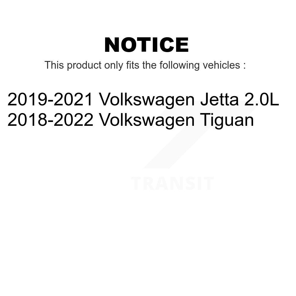 Front Rear Disc Brake Rotors Kit For Volkswagen Tiguan Jetta K8-101711