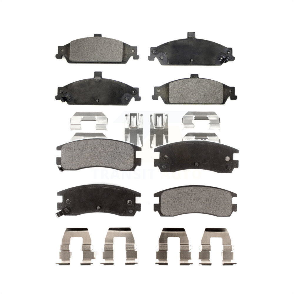Front Rear Semi-Metallic Brake Pads Kit For 1997 Oldsmobile Cutlass KPF-100341