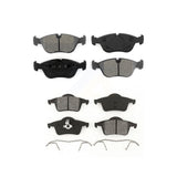 Front Rear Semi-Metallic Brake Pads Kit For 2000 Volvo V70 AWD KSM-100275