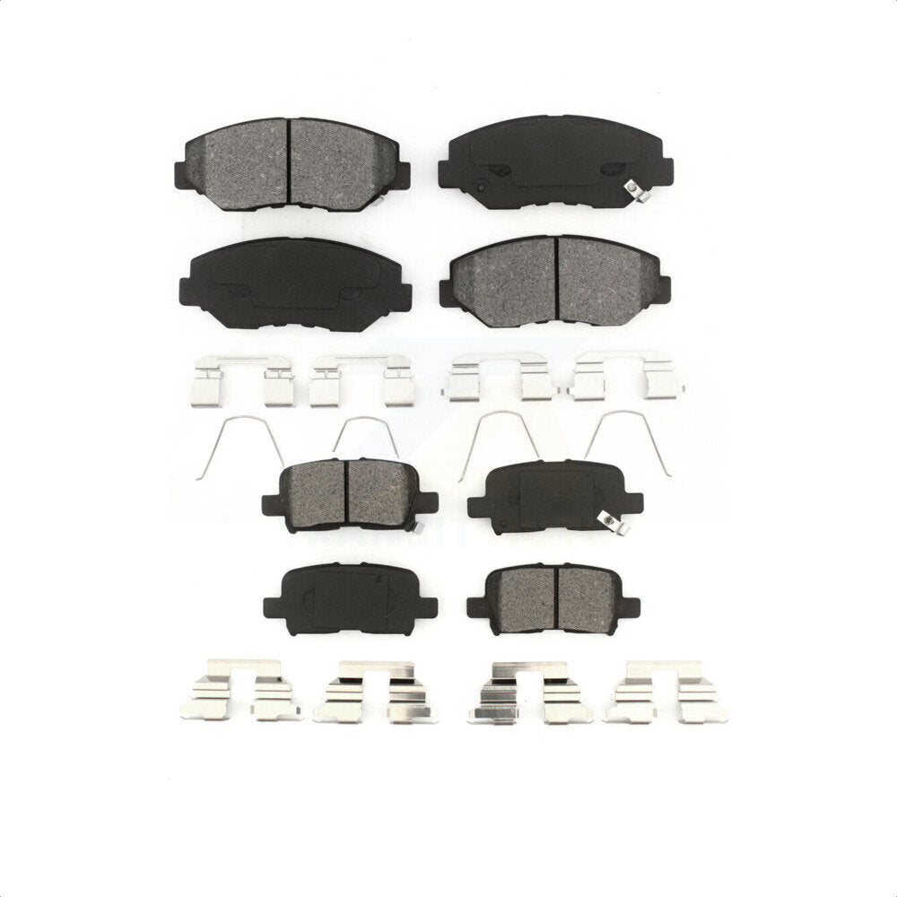 Front Rear Semi-Metallic Brake Pads Kit For 2003-2008 Honda Pilot KSM-100409