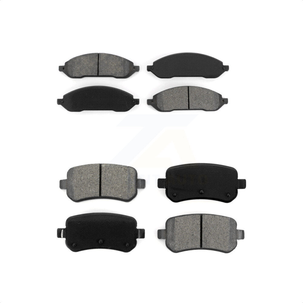 Front Rear Semi-Metallic Brake Pads Kit For 2004-2007 Ford Freestar Mercury Monterey KSM-100017