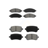 Front Rear Semi-Metallic Brake Pads Kit For 2004-2007 Ford Freestar Mercury Monterey KSM-100017