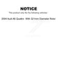 Front Rear Semi-Metallic Brake Pads Kit For 2004 Audi A6 Quattro With 321mm Diameter Rotor KPF-100418
