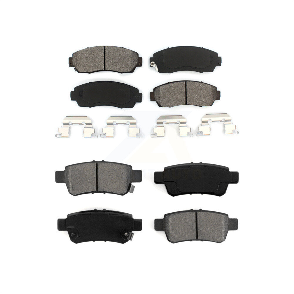 Front Rear Semi-Metallic Brake Pads Kit For 2005-2010 Honda Odyssey KSM-100050