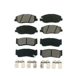Front Rear Semi-Metallic Brake Pads Kit For 2007-2009 Hyundai Santa Fe KSM-100081