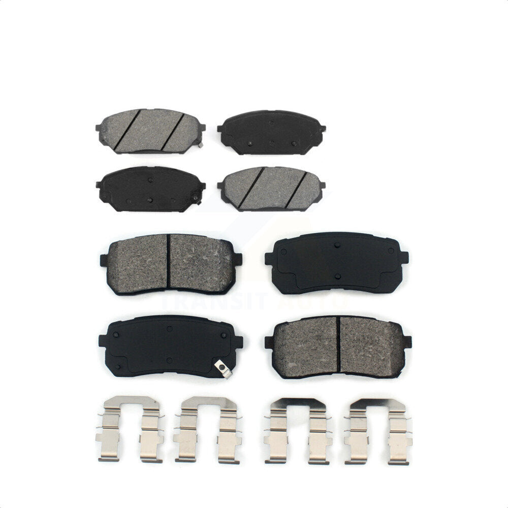 Front Rear Semi-Metallic Brake Pads Kit For 2007-2012 Hyundai Veracruz KSM-100108