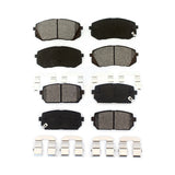 Front Rear Semi-Metallic Brake Pads Kit For 2007-2012 Kia Rondo KSM-100106