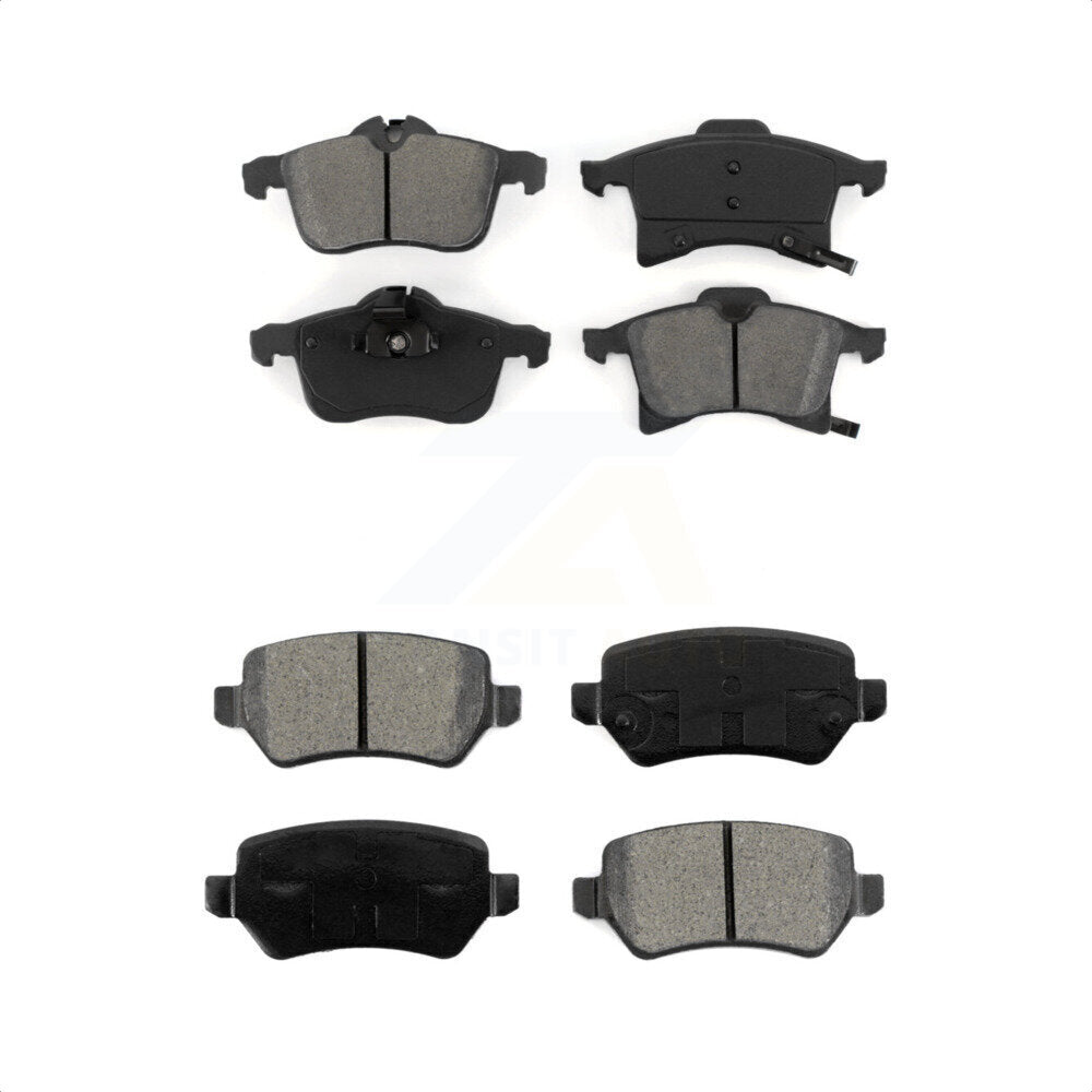 Front Rear Semi-Metallic Brake Pads Kit For 2008-2009 Saturn Astra KSM-100132