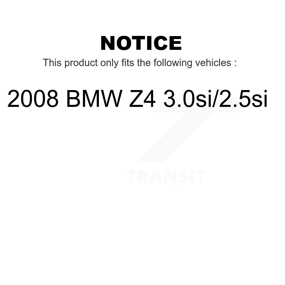 Front Rear Semi-Metallic Brake Pads Kit For 2008 BMW Z4 3.0si 2.5si KSM-100433