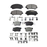 Front Rear Semi-Metallic Brake Pads Kit For 2010-2013 Suzuki Kizashi KPF-100145