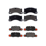 Front Rear Semi-Metallic Brake Pads Kit For 2010-2016 Porsche Panamera KPF-100618