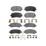 Front Rear Semi-Metallic Brake Pads Kit For 2013-2016 Dodge Dart KPF-100241