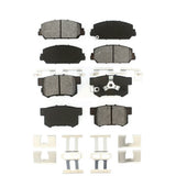 Front Rear Semi-Metallic Brake Pads Kit For 2013-2018 Acura RDX KSM-100212