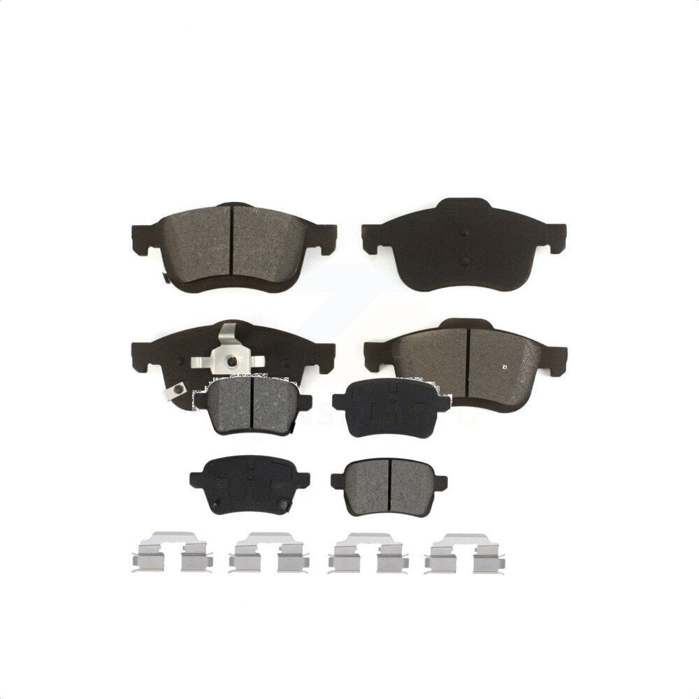 Front Rear Semi-Metallic Brake Pads Kit For 2014-2020 Fiat 500L KSM-100514