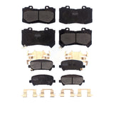 Front Rear Semi-Metallic Brake Pads Kit For 2015-2020 Chevrolet Colorado GMC Canyon KPF-100482