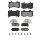 Front Rear Semi-Metallic Brake Pads Kit For 2015-2020 Chevrolet Colorado GMC Canyon KSM-100519