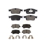 Front Rear Semi-Metallic Brake Pads Kit For 2016-2017 Volvo XC60 KPF-100489