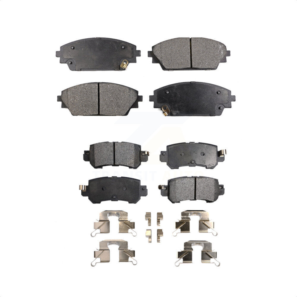 Front Rear Semi-Metallic Brake Pads Kit For 2016-2018 Mazda CX-3 KPF-100267