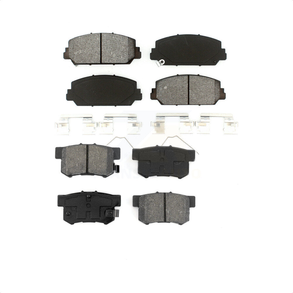 Front Rear Semi-Metallic Brake Pads Kit For 2016-2022 Acura ILX KSM-100214