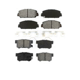 Front Rear Semi-Metallic Brake Pads Kit For 2016-2022 Acura ILX KSM-100214