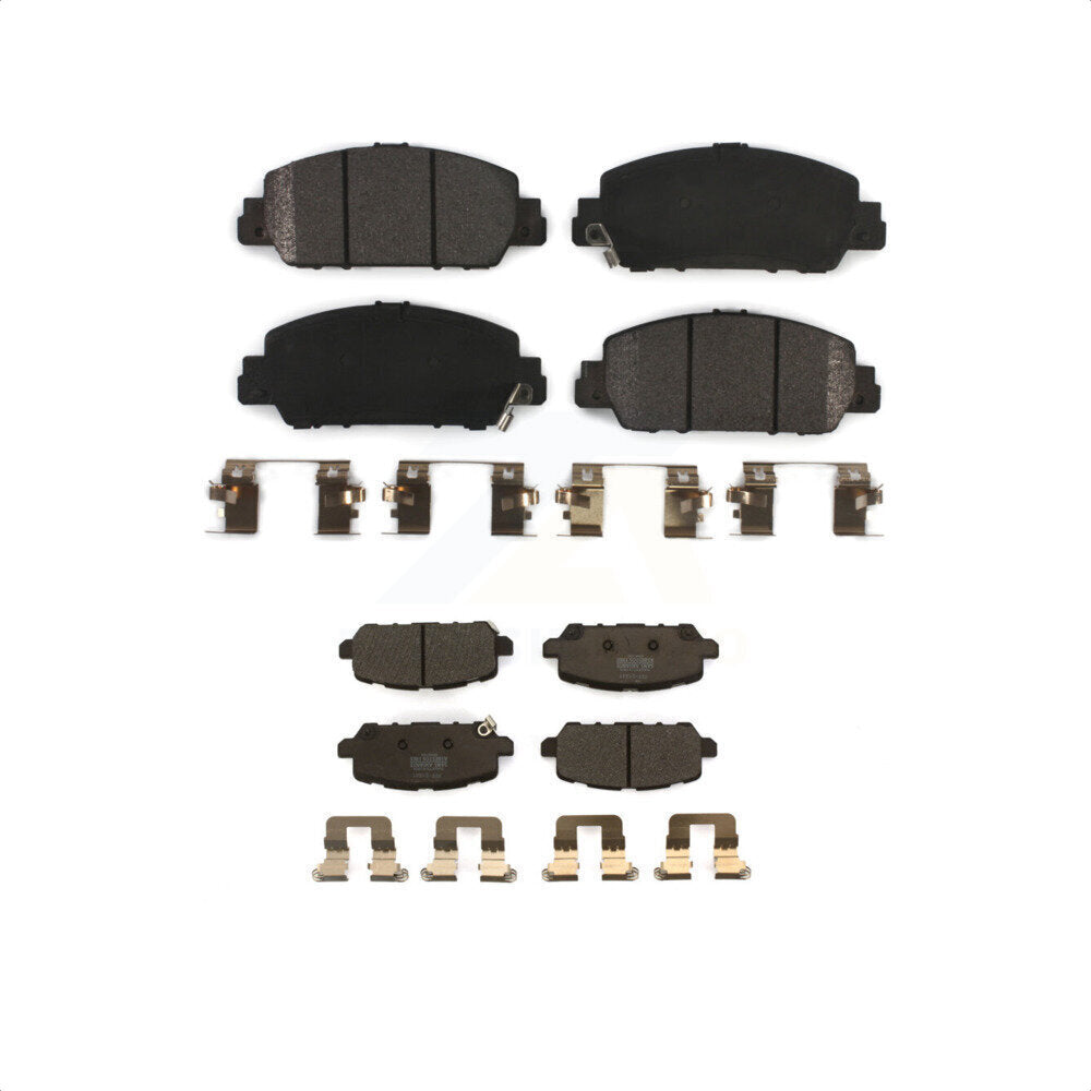 Front Rear Semi-Metallic Brake Pads Kit For 2016-2022 Honda HR-V KPF-100473