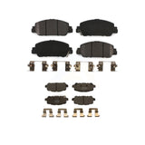Front Rear Semi-Metallic Brake Pads Kit For 2016-2022 Honda HR-V KPF-100473