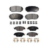 Front Rear Semi-Metallic Brake Pads Kit For 2016-2022 Mazda CX-9 KPF-100460