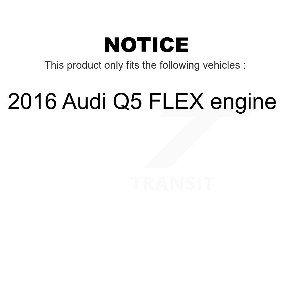 Front Rear Semi-Metallic Brake Pads Kit For 2016 Audi Q5 FLEX engine KPF-100527