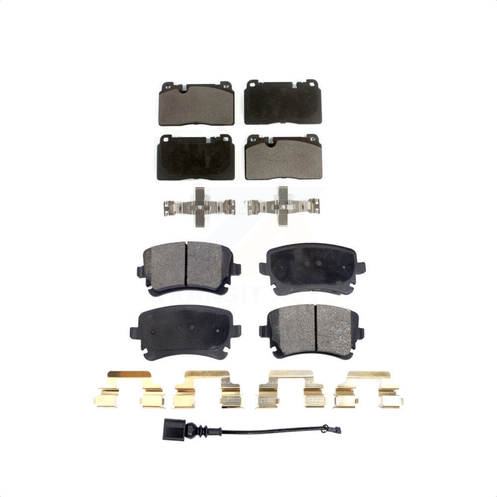 Front Rear Semi-Metallic Brake Pads Kit For 2016 Audi Q5 FLEX engine KPF-100527