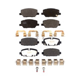 Front Rear Semi-Metallic Brake Pads Kit For 2018-2022 Jeep Compass KPF-100563