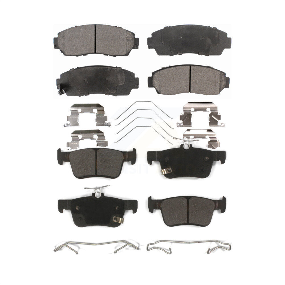 Front Rear Semi-Metallic Brake Pads Kit For 2019-2022 Acura RDX KPF-100669