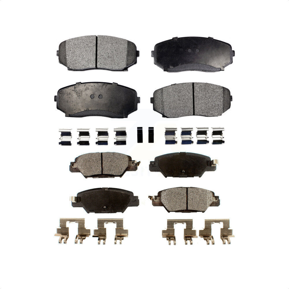 Front Rear Semi-Metallic Brake Pads Kit For 2019-2022 Mazda CX-5 Turbocharged KPF-100515