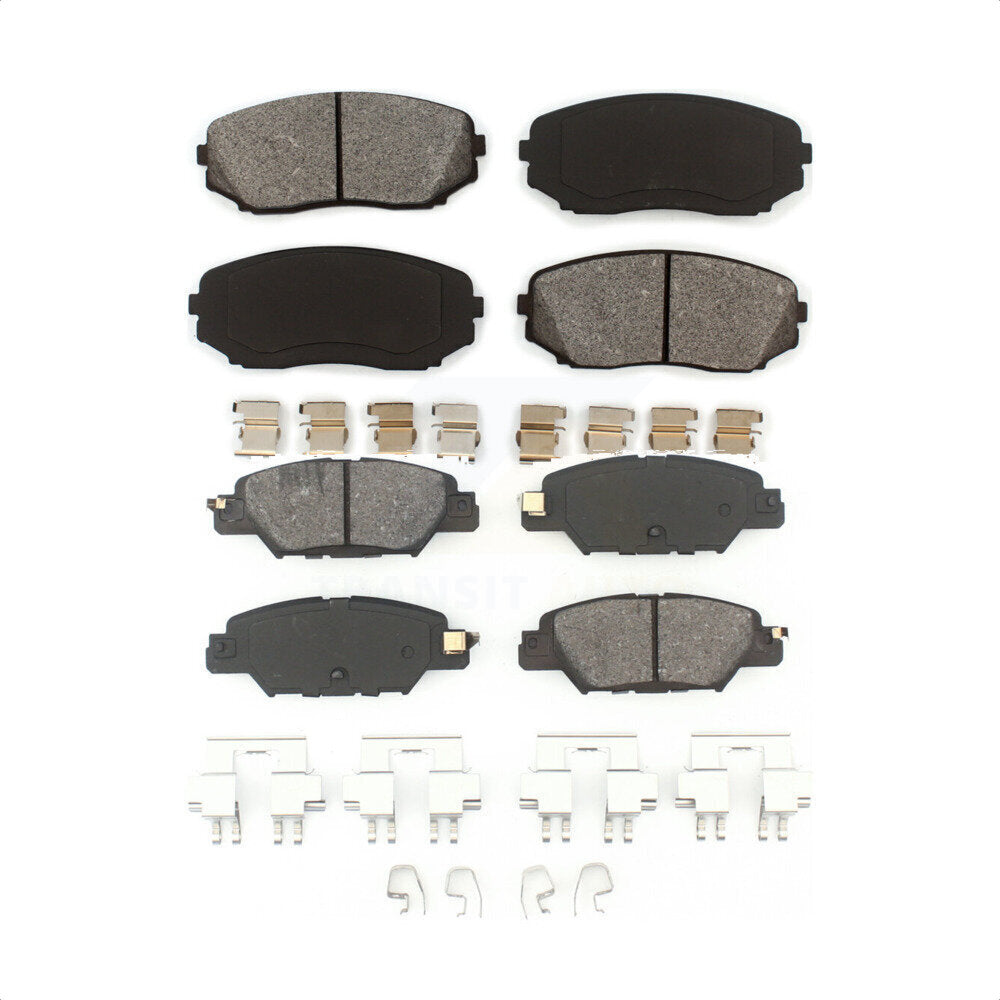 Front Rear Semi-Metallic Brake Pads Kit For 2019-2022 Mazda CX-5 Turbocharged KSM-100481