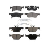Front Rear Semi-Metallic Brake Pads Kit For 2019-2022 Subaru Ascent KPF-100637