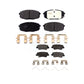 Front Rear Semi-Metallic Brake Pads Kit For 2019 Kia Soul Naturally Aspirated KPF-100677