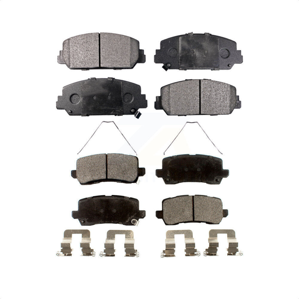 Front Rear Semi-Metallic Brake Pads Kit For Acura RLX KPF-100260