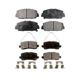 Front Rear Semi-Metallic Brake Pads Kit For Acura RLX KPF-100260