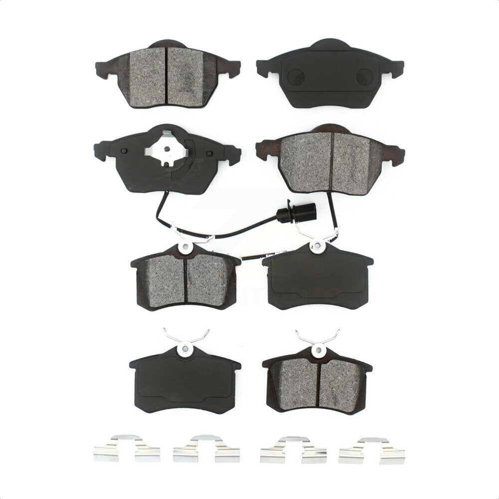 Front Rear Semi-Metallic Brake Pads Kit For Audi A4 Quattro A6 S4 KSM-100364