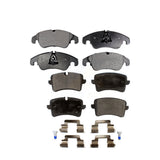 Front Rear Semi-Metallic Brake Pads Kit For Audi A6 Quattro A7 KPF-100118