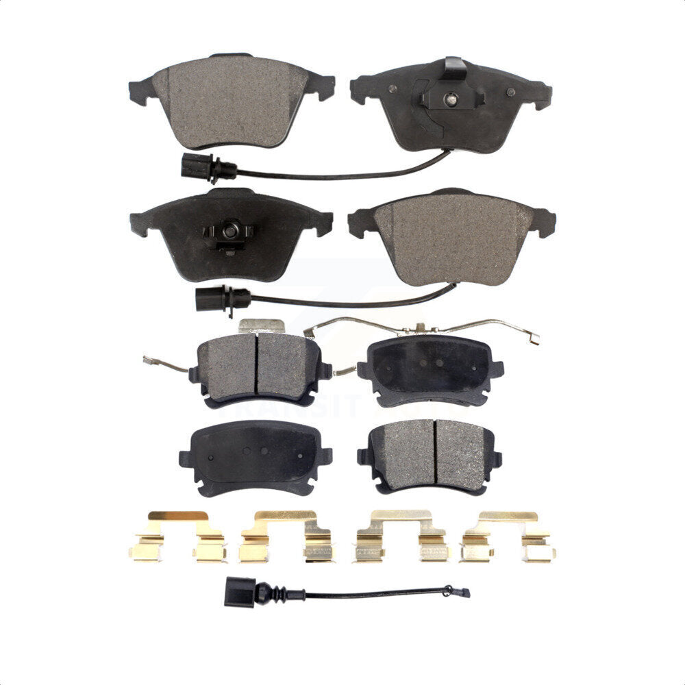 Front Rear Semi-Metallic Brake Pads Kit For Audi A6 Quattro S4 A4 KPF-100547