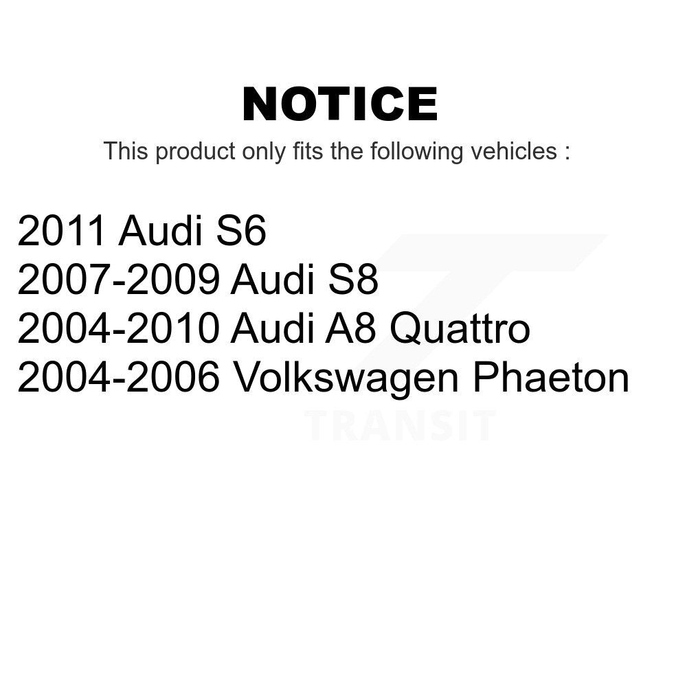 Front Rear Semi-Metallic Brake Pads Kit For Audi A8 Quattro Volkswagen Phaeton S8 S6 KPF-100595