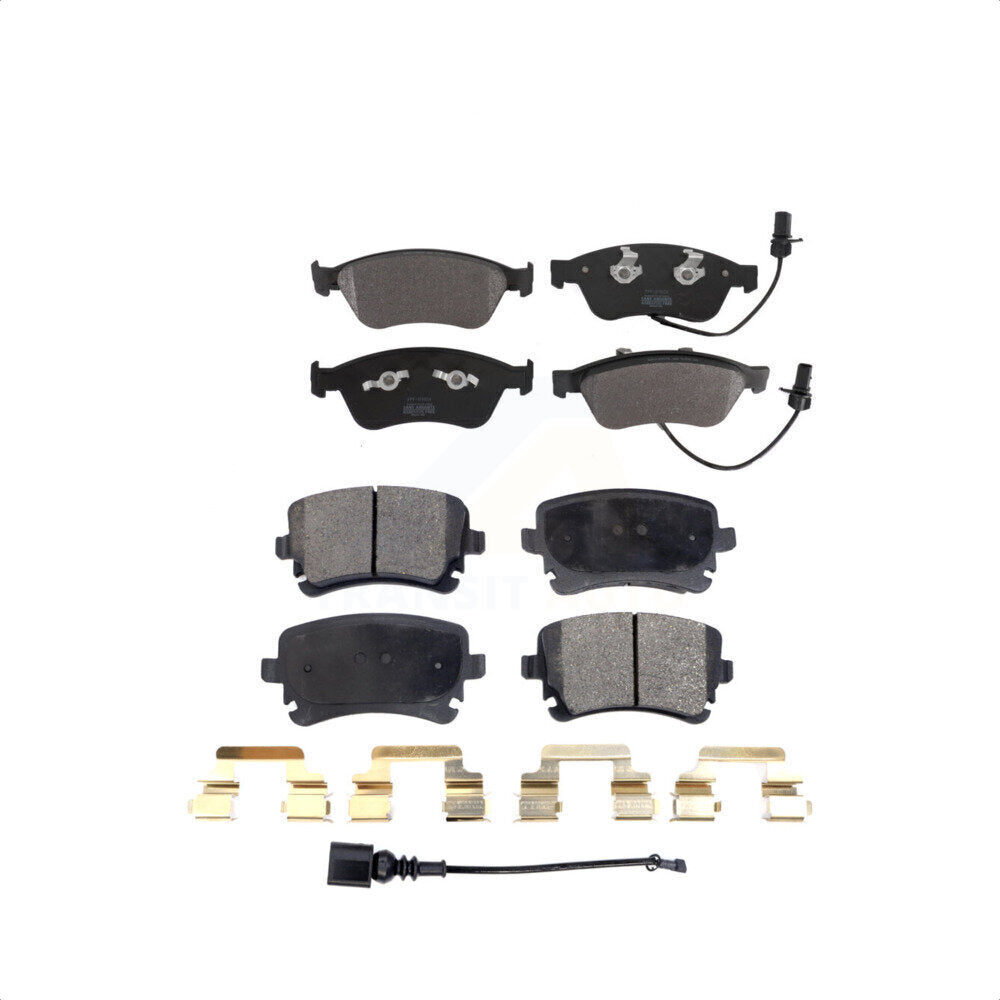 Front Rear Semi-Metallic Brake Pads Kit For Audi A8 Quattro Volkswagen Phaeton S8 S6 KPF-100595