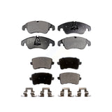 Front Rear Semi-Metallic Brake Pads Kit For Audi Q5 A4 Quattro A5 allroad S5 KPF-100117