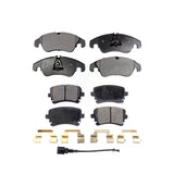 Front Rear Semi-Metallic Brake Pads Kit For Audi S4 S5 A4 allroad KPF-100602
