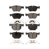 Front Rear Semi-Metallic Brake Pads Kit For BMW 330i 330xi 335xi KPF-100031