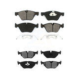 Front Rear Semi-Metallic Brake Pads Kit For BMW 528i 525i KSM-100034