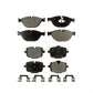 Front Rear Semi-Metallic Brake Pads Kit For BMW 550i xDrive 650i Gran Coupe KPF-100166